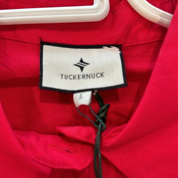 Tuckernuck Red Women’s Button Down Dress. Waist Tie. Size Large. Brand new!! - Picture 3 of 5